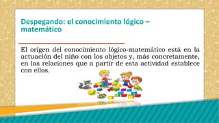 La enseñanza de la matemática en el nivel inicial y las matemáticas en ...