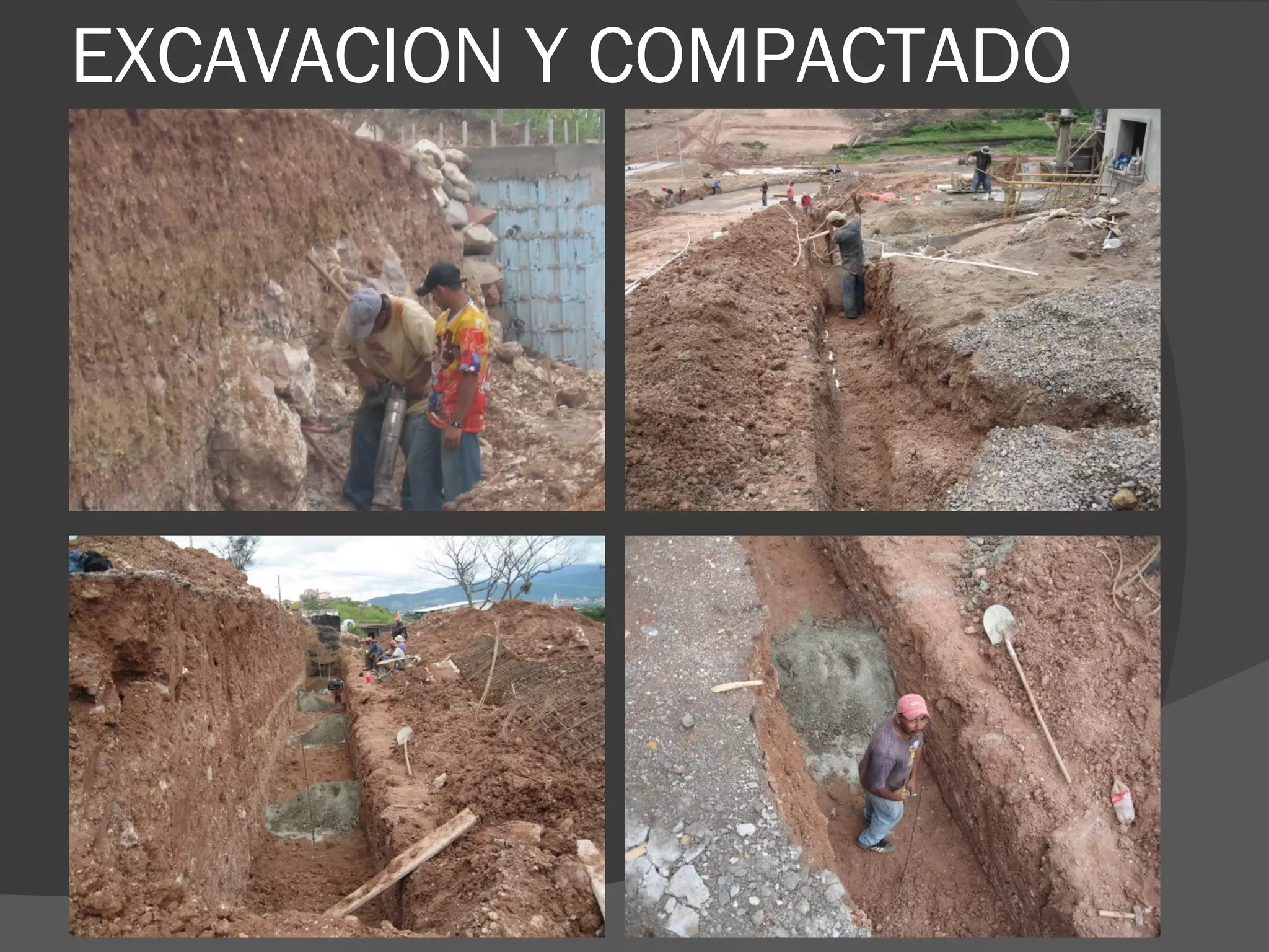 EXCAVACION Y COMPACTADO  