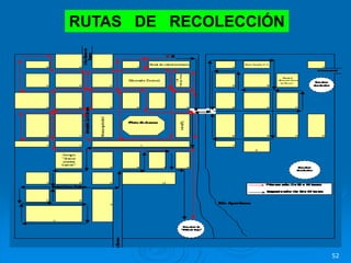 52
RUTAS DE RECOLECCIÓN
 