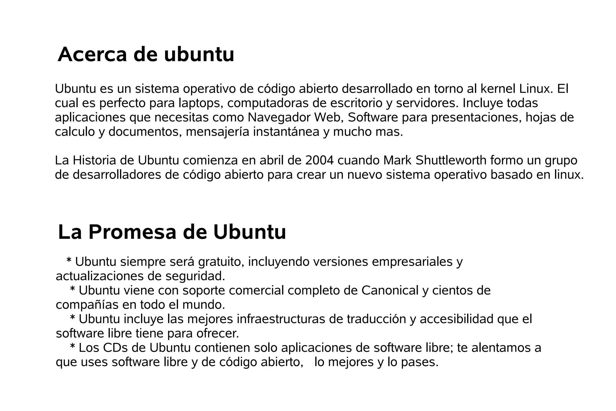 Exposicion Sobre Ubuntu Linux