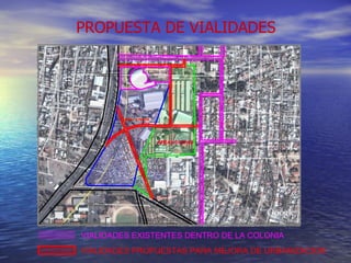 PROPUESTA DE VIALIDADES 