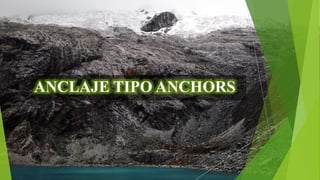 ANCLAJE TIPO ANCHORS
 