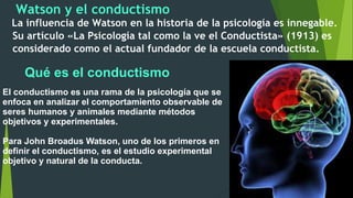 Las Nuevas fórmulas para el conductismo Watson | PPTX