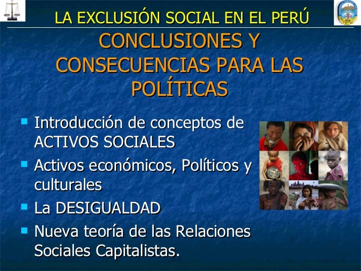 Exclusion Y Desigualdad Social