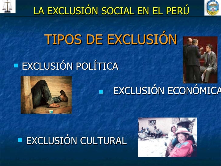 Exclusion Y Desigualdad Social