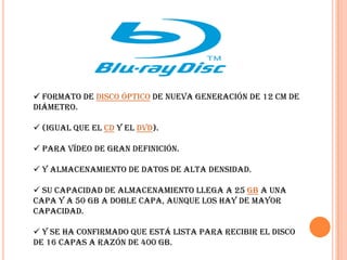  permiten leer los discos compactos de audio.