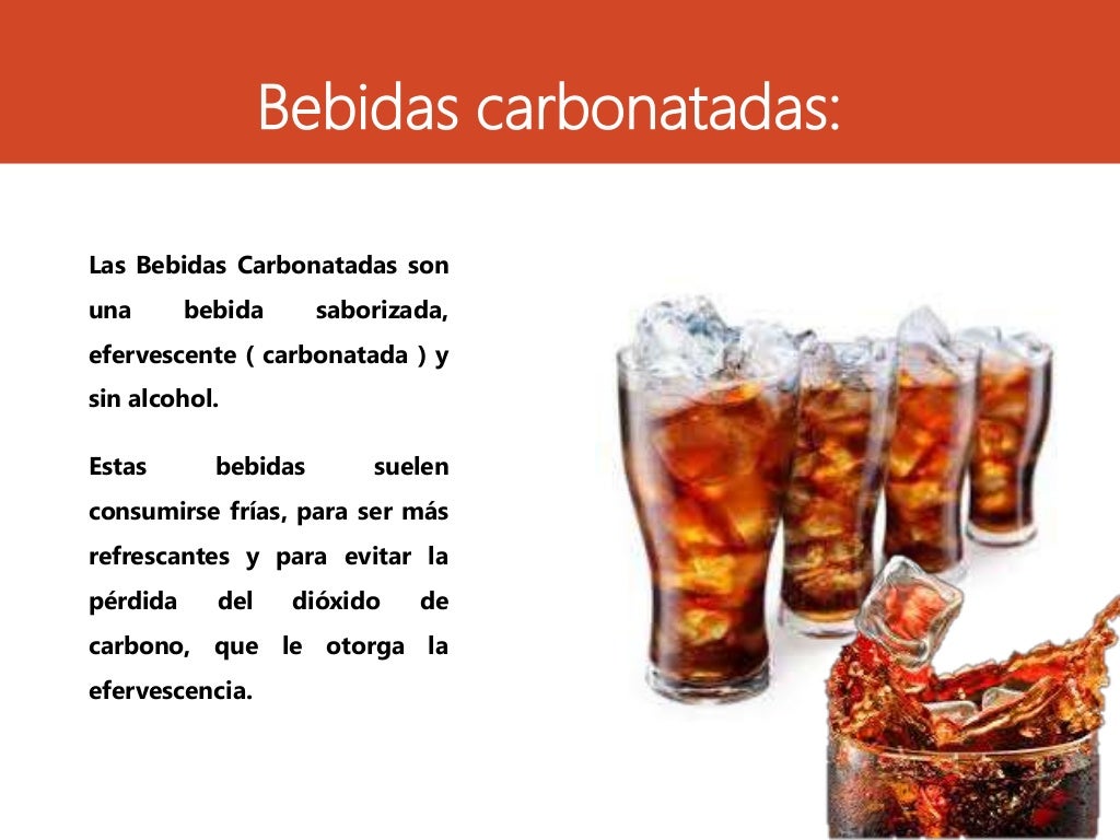 Bebidas carbonatadas