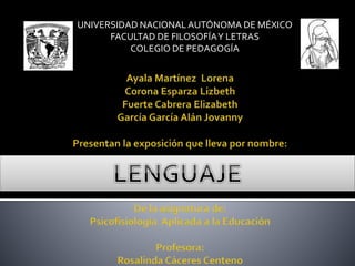 UNIVERSIDAD NACIONALAUTÓNOMA DE MÉXICO
FACULTAD DE FILOSOFÍAY LETRAS
COLEGIO DE PEDAGOGÍA
 