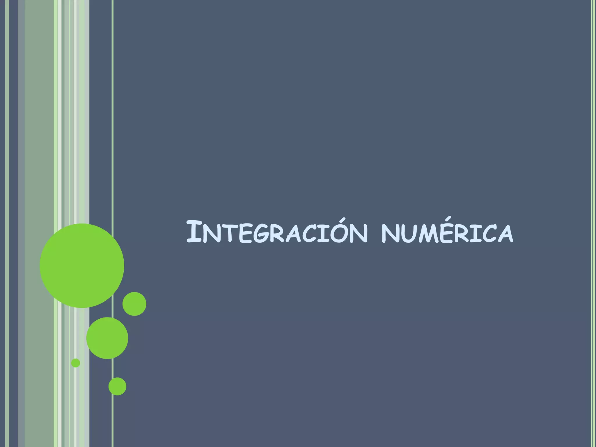 Integración numérica