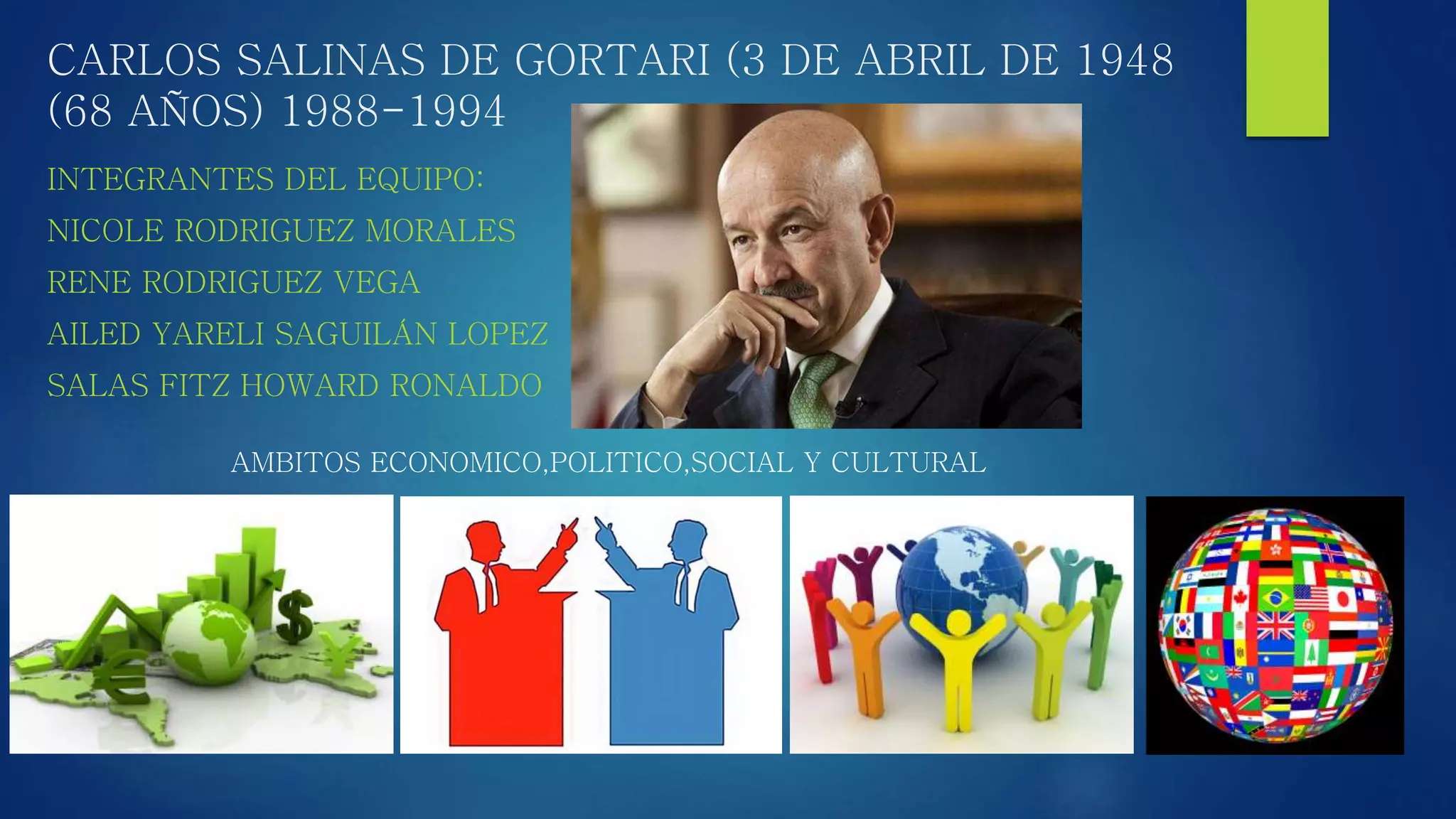 Sexenio Carlos Salinas De Gortari (1988-1994) | PPTX