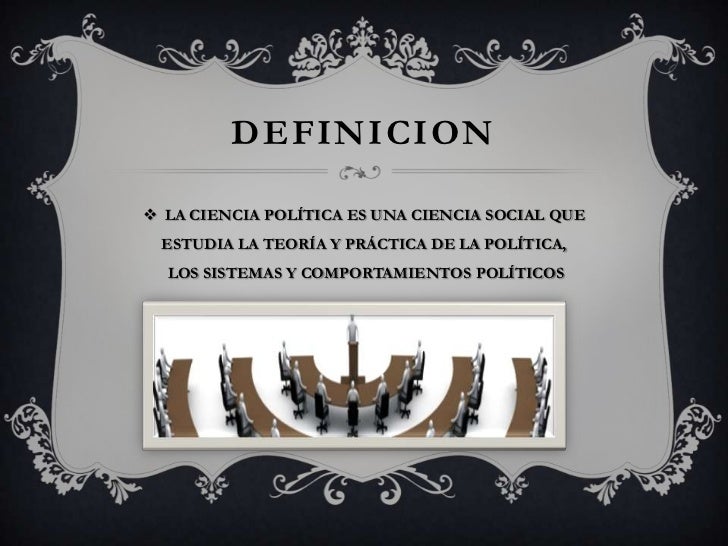 Exposicion ciencias politicas