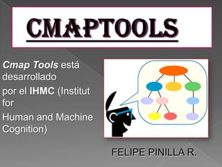 Cmap Tools está
desarrollado
por el IHMC (Institut
for
Human and Machine
Cognition)

                        FELIPE PINILLA R.
 