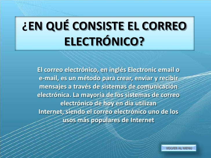 Exposicion correo electrónico