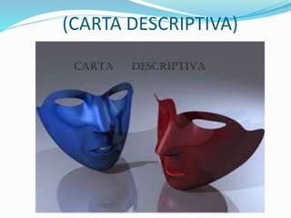 (CARTA DESCRIPTIVA) 
 