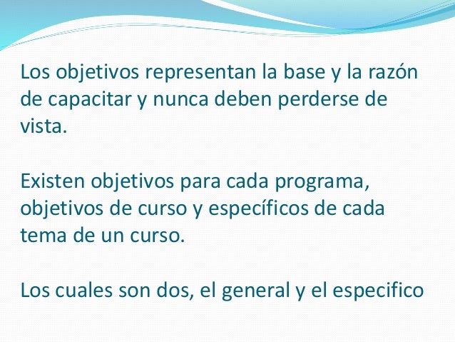 Planeacion de la capacitacion