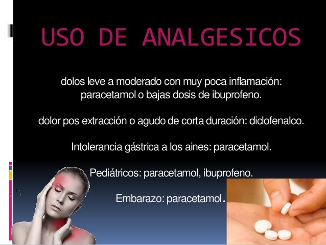 Exposicion de analgesicos.