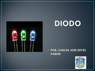 • POR: CARLOS JOSE REYES
  PABON
 