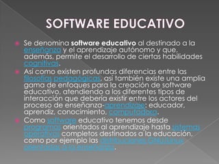 En informática:es un tipo de programa informático diseñado como herramienta para permitir a un usuario realizar uno o diversos tipos de trabajo. Esto lo diferencia principalmente de otros tipos de programas como los sistemas operativos (que hacen funcionar al ordenador), 