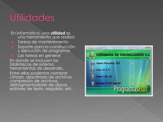 Herramienta de diagnosticoEs un programa que le permite monitorear la funcionalidad del hardware. Computadoras 