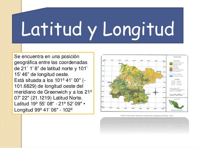 Resultado de imagen para latitud de guanajuato