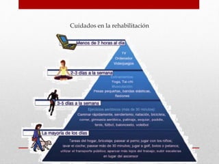 Cuidados en la rehabilitación
 