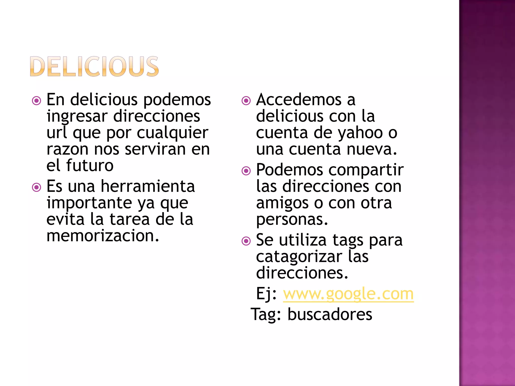 Una vez dentro de twitter se puede seguir a varios usuarios ingresando el nombre en findpeople y luego seguiras a esa persona con el link follow.Puedes crear listas presionando lists y continuacion new. como por ej: las mejores bandas de rock.Escribe lo que haces en el espacio en blanco donde dice thats u.Si kieres responder a alguntweet utiliza @usuarioSi deseas publicar algo dentro de un grupo    #grupo