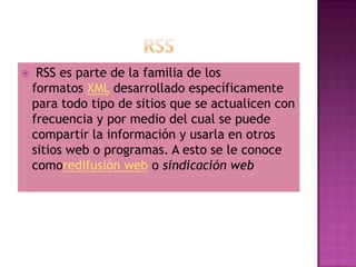 twitterQué es Twitter? Es una herramienta de microblog.Un microblog es una plataforma en la cual se pueden publicar pequeños textos (en el caso de Twitter su tamaño está limiatado a 140 caracteres).Sirve para decir que estamos haciendo a nuestros seguidores y al mundo.Diferenciando a Twitter de otras herramientas CHATSus entradas son limitadasSus entradas (posts) son pequeñasLas conversaciones que se plantean pueden ser impersonalesSus conversaciones son muy personalesSus conversaciones son públicas y a la vez personalesCualquiera puede seguir su publicación, de una manera anónimaEs un mecanismo privadoCualquiera nos puede seguir, a cualquiera podemos seguir, y se hace de manera pública