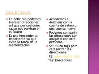 Una vez dentro de twitter se puede seguir a varios usuarios ingresando el nombre en findpeople y luego seguiras a esa persona con el link follow.Puedes crear listas presionando lists y continuacion new. como por ej: las mejores bandas de rock.Escribe lo que haces en el espacio en blanco donde dice thats u.Si kieres responder a alguntweet utiliza @usuarioSi deseas publicar algo dentro de un grupo    #grupo