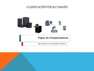 CLASIFICACIÓN POR SU TAMAÑO
POR SU TAMAÑO
ELABORACION DE DATOS