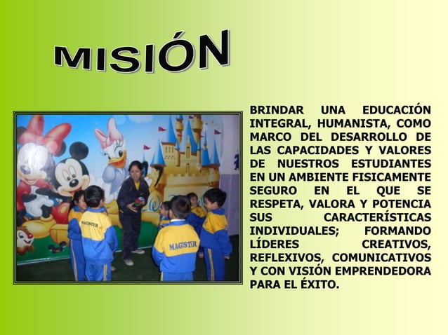 Mision y Vision en la educacion Inicial | PPT