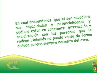 PLANTEAMIENTOuDELsPROBLEMA                             r   recociera
                                        o  s q e el e
       En    cu   al pretendim                             n cialidades
                                                                                  y
                            idade      s y pote
                   capac encuentra ubicado enala te sur teraccila n y de
       sus Cano se                                            in oriental de ó ciudad
                                   enla const n y los jardines, es unubarrio que fue
                   ra de las ar sociales que2000persona esta fue la le
El barrio María                                       zona
Cartagena colindando estCuál es ciudadelaque sostienen las s
        p udie con ¿ obras del lucha s realizo María Cano, q e primera
                            los barrio
                                              la
                         ión cdenCartagena las Cano de la lade forma
                           mujeres o Barrio María
fundado en memoria
mujer en ociAmérica c
           sur al za que uso la
        ssindical, iencabezó la lucha palabraobrerosdeIndiasrporen general, encabezó la
                                                    de ve se
                                                   e y del
                           demásdeno pu defendiópueblo delyhumanos. de las
                                               ante     multitudes con liderazgo político,
                           Cuidad
           o y agitación areivindicación de re neceloshumanos otro
convocatoriadean , de las huelgas obreras, derechos ita
liderazgo                                 los
         r                                      sus
                                                            s derechos
                           sociales? iempfue participante activa en la fundación del
mujeres y de la clase trabajadora,s
partido socialista d
                     a porque además que la comunidad femenina de este barrio
         aisla revolucionario, motivo por el
lucha a diario por los derechos que les otorga tanto la ley como la sociedad.
Anteriormente en este barrio se presentaba una problemática donde los derechos de las
                         
mujeres no eran respetados y estaban expuestas a la vulneración.
De acuerdo con la observación realizada y las historias de vida de la comunidad femenina
se evidencio que a diario esta población era discriminada por los hombres, no permitiendo
la igualdad de género.
 