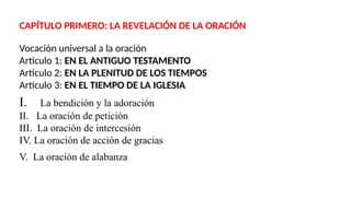 EXPOSICION DE LA CUARTA PARTE DEL CATECISMO DE LA IGLESIA CATOLICA.pptx