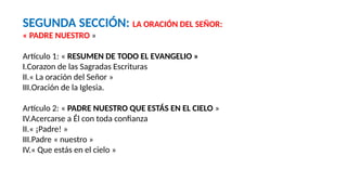 EXPOSICION DE LA CUARTA PARTE DEL CATECISMO DE LA IGLESIA CATOLICA.pptx