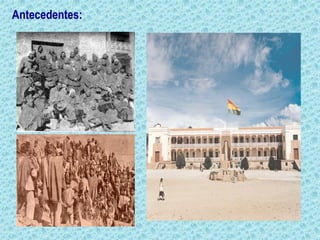 Antecedentes:
 