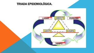 TRIADA EPIDEMIOLÓGICA.
 
