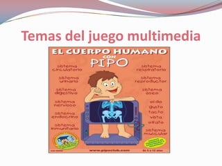 Temas del juego multimedia