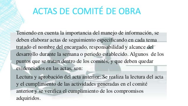 comite de obra en colombia