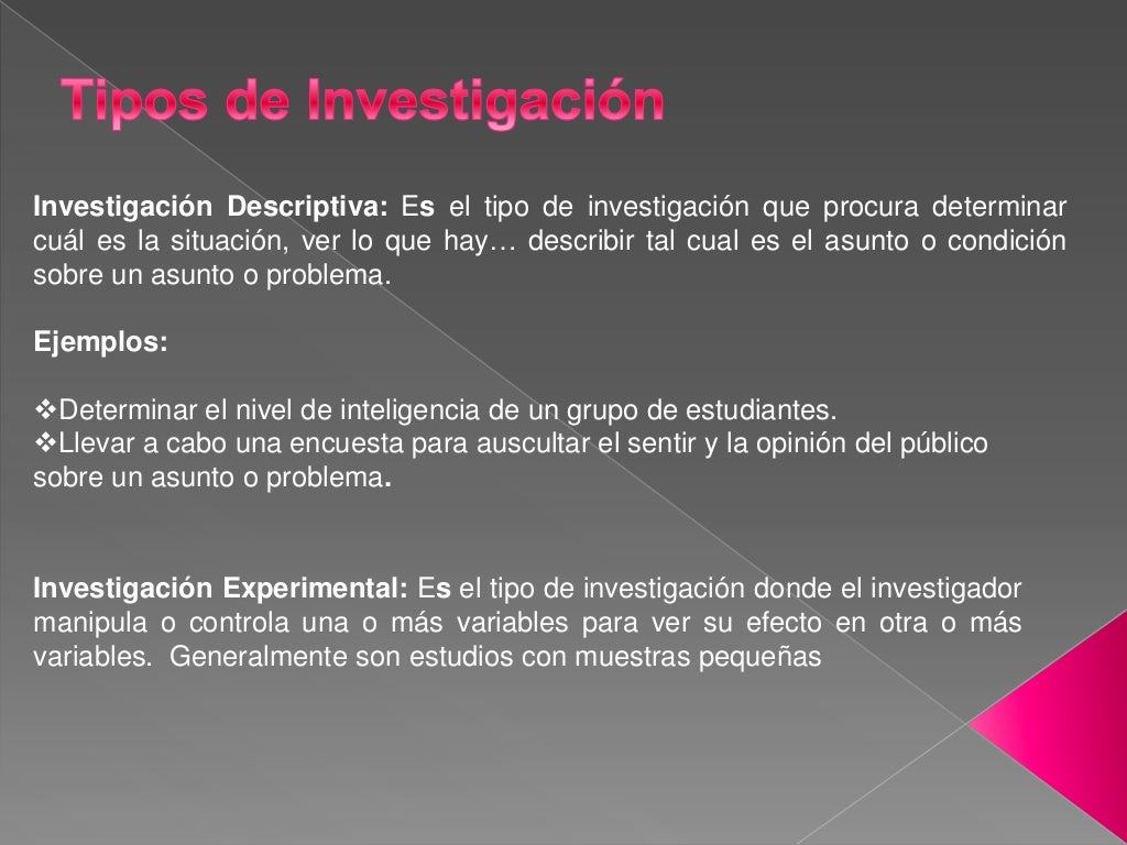 Etapas de la Investigación Estadística