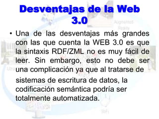 ¿Qué se espera?Lo que se espera es que la distinción entre la conexión a internet sin cables y la fija desaparezca lentamente. Las primeras señales de esto pueden ser vistas en algunas páginas web que reconocen cómo acceden los usuarios a la página web (por teléfono móvil o a través de un ordenador). Atendiendo a esto ajustan el tamaño y el contenido de la página automáticamente. El siguiente ciclo es la conectividad, donde todos los sistemas se entienden entre sí, y apenas se ha desarrollado, mientras que el tercer ciclo -en el cual esta inteligencia es incluida en todos los soportes- es todavía un sueño. 