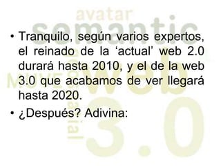 Web 4.0la WebOS o web-sistema-operativo. 