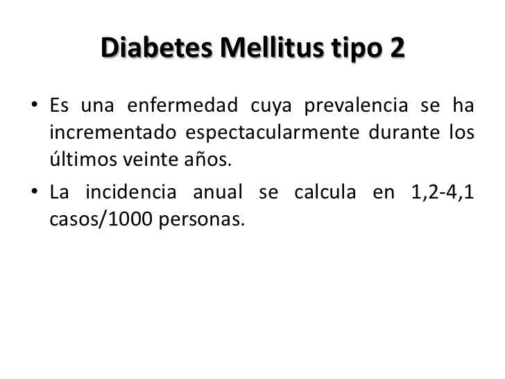 Diabetes Mellitus tipo 2 Diabetes Mellitus tipo 2