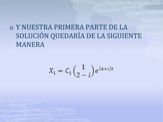    Y NUESTRA PRIMERA PARTE DE LA
    SOLUCIÓN QUEDARÍA DE LA SIGUIENTE
    MANERA
 