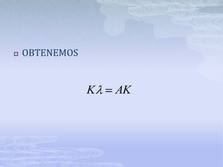    OBTENEMOS


                K   AK
 