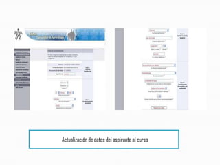 El profesor cuenta con herramientas de trabajo simples pero poderosas durante el curso virtual que puede conducir al estudiante a ser mejor cada dia.