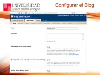Configurar el Blog 