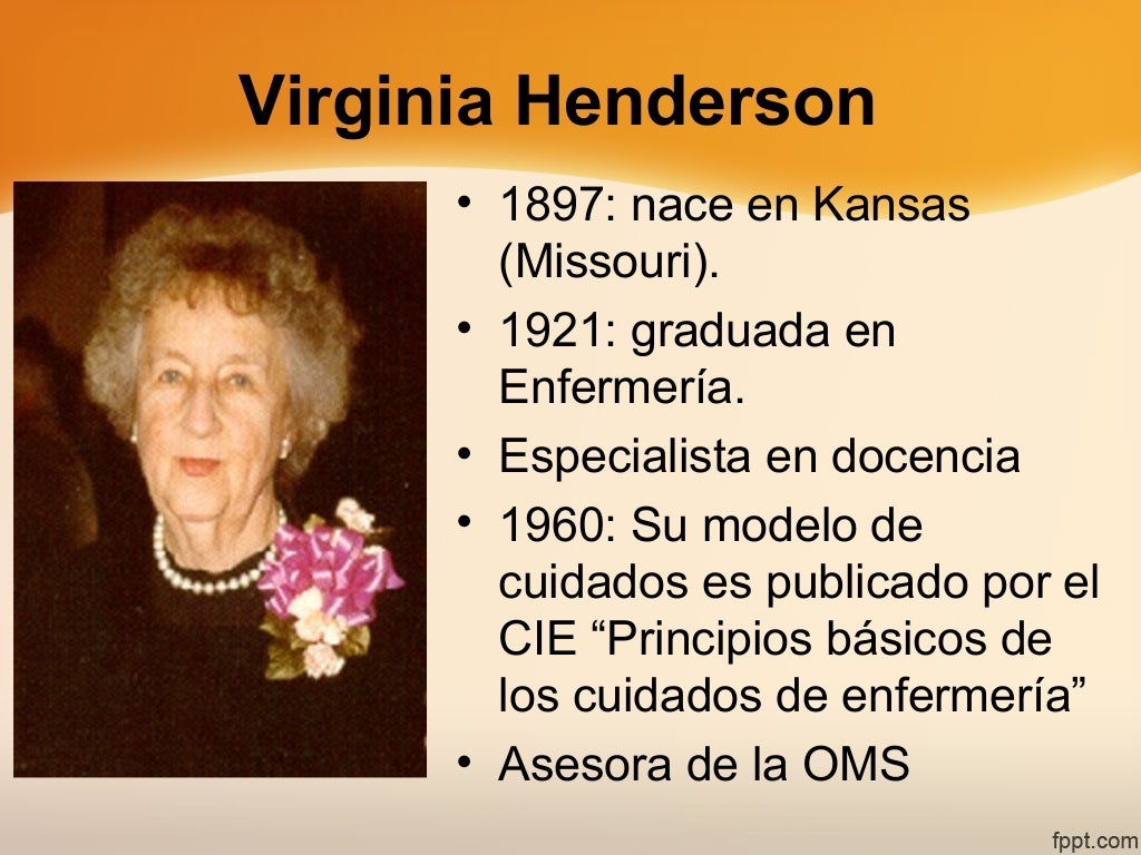 Modelo de cuidados de Virginia Henderson