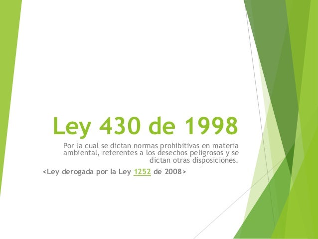 Exposiciones economia ambiental leyes y decretos