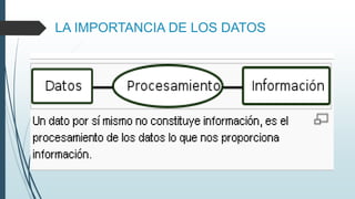 LA IMPORTANCIA DE LOS DATOS
 