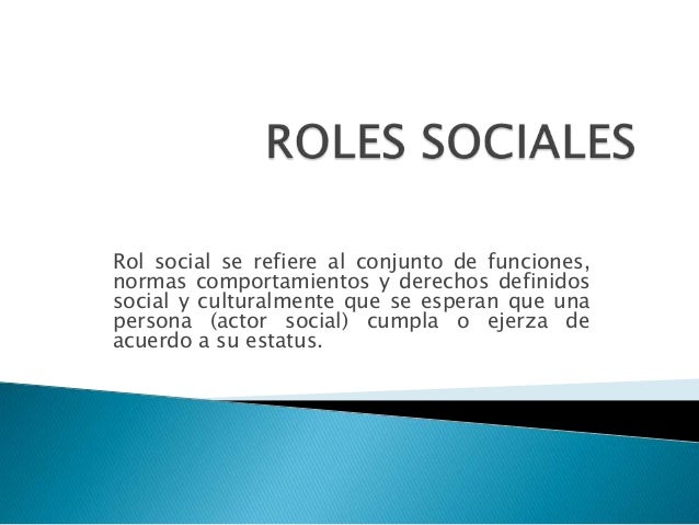 Exposiciones roles sociales
