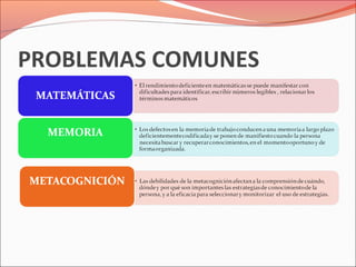 PROBLEMAS COMUNES
 